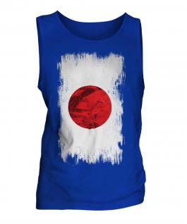 Japan Grunge Flag Mens Vest