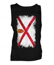 Jersey Grunge Flag Mens Vest