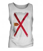 Jersey Grunge Flag Mens Vest