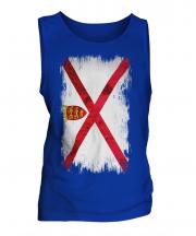Jersey Grunge Flag Mens Vest