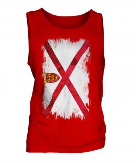 Jersey Grunge Flag Mens Vest