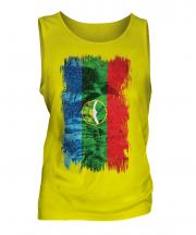 Karachay-Cherkessia Grunge Flag Mens Vest