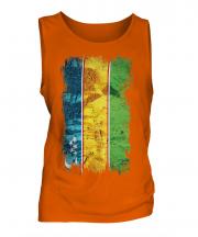 Karakalpakstan Grunge Flag Mens Vest