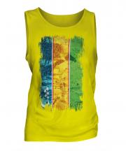 Karakalpakstan Grunge Flag Mens Vest