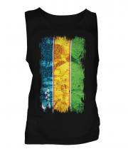 Karakalpakstan Grunge Flag Mens Vest