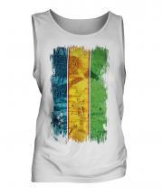 Karakalpakstan Grunge Flag Mens Vest