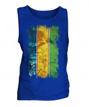 Karakalpakstan Grunge Flag Mens Vest