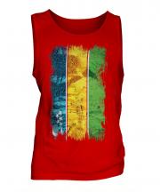 Karakalpakstan Grunge Flag Mens Vest