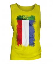 Khakassia Grunge Flag Mens Vest