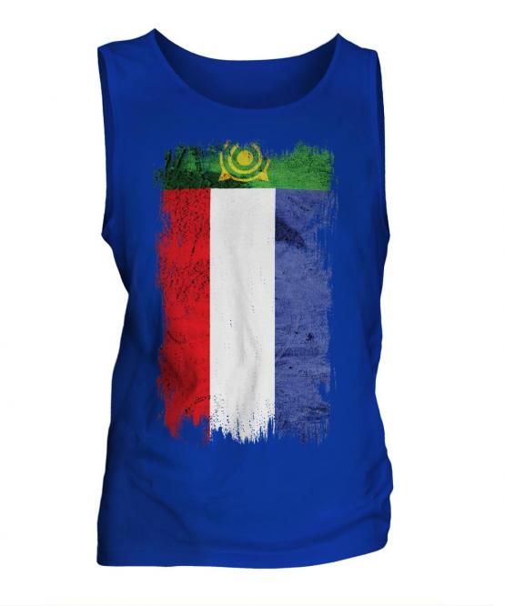 Khakassia Grunge Flag Mens Vest