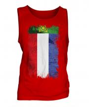 Khakassia Grunge Flag Mens Vest