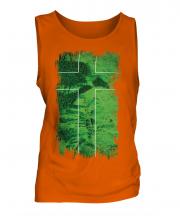 Ladonia Grunge Flag Mens Vest