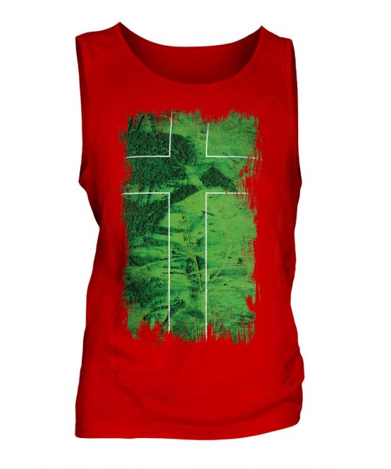 Ladonia Grunge Flag Mens Vest