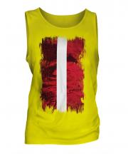 Latvia Grunge Flag Mens Vest