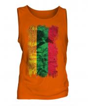 Lithuania Grunge Flag Mens Vest