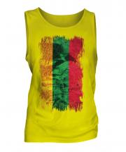 Lithuania Grunge Flag Mens Vest