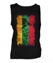 Lithuania Grunge Flag Mens Vest