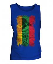 Lithuania Grunge Flag Mens Vest