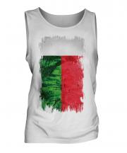 Madagascar Grunge Flag Mens Vest