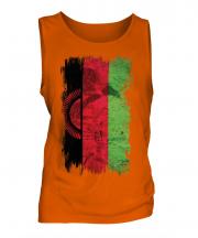 Malawi Grunge Flag Mens Vest