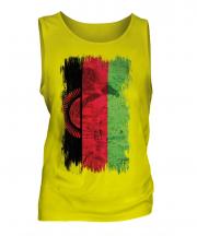 Malawi Grunge Flag Mens Vest