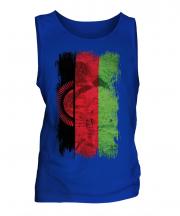 Malawi Grunge Flag Mens Vest