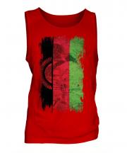 Malawi Grunge Flag Mens Vest
