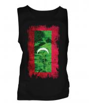 Maldives Grunge Flag Mens Vest