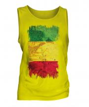 Mali Grunge Flag Mens Vest