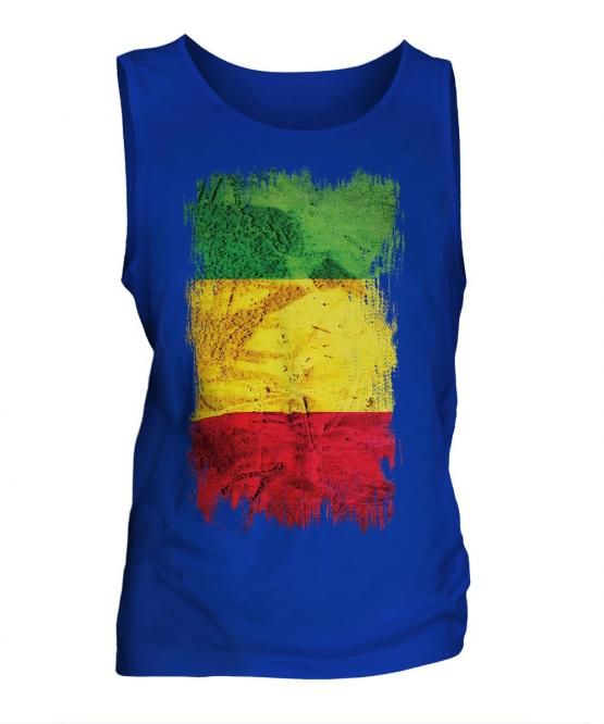 Mali Grunge Flag Mens Vest