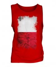 Malta Grunge Flag Mens Vest