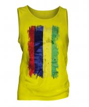 Mauritius Grunge Flag Mens Vest
