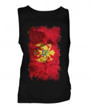 Montenegro Grunge Flag Mens Vest