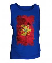 Montenegro Grunge Flag Mens Vest