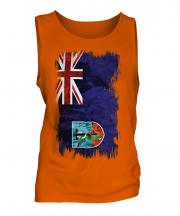 Montserrat Grunge Flag Mens Vest