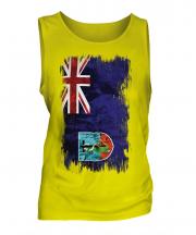 Montserrat Grunge Flag Mens Vest