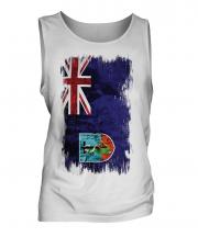 Montserrat Grunge Flag Mens Vest