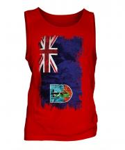 Montserrat Grunge Flag Mens Vest