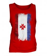 Mordovia Grunge Flag Mens Vest