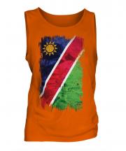Namibia Grunge Flag Mens Vest
