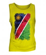 Namibia Grunge Flag Mens Vest