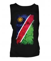 Namibia Grunge Flag Mens Vest