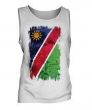 Namibia Grunge Flag Mens Vest