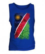Namibia Grunge Flag Mens Vest