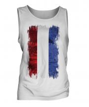 Netherlands Grunge Flag Mens Vest