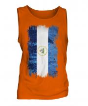 Nicaragua Grunge Flag Mens Vest