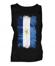 Nicaragua Grunge Flag Mens Vest
