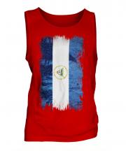 Nicaragua Grunge Flag Mens Vest