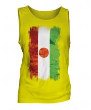 Niger Grunge Flag Mens Vest