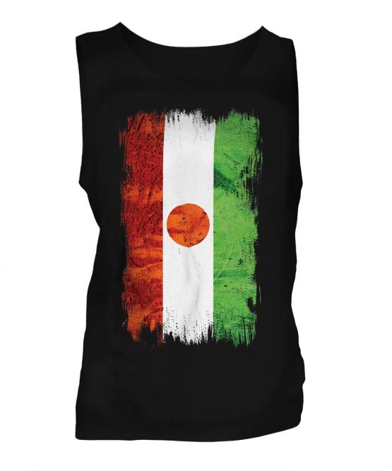 Niger Grunge Flag Mens Vest